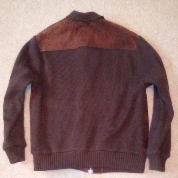 Genuine Suede Sweater Jacket: Vintage. Retro. 1960's - Picture 2 of 6